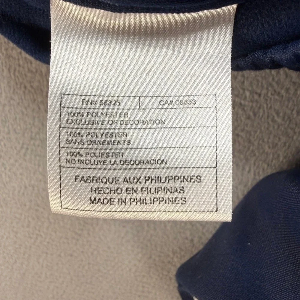Nike‎ Track Pants Mens Large Y2K Navy Blue Tear Away Snap Buttons Athletic Retro